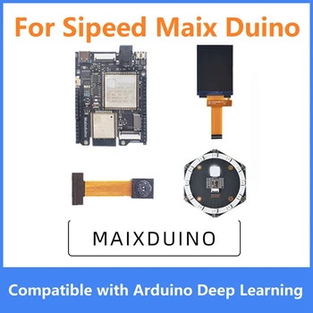 1 Rinkinys Sipeed Maix Duino Plėtros Taryba K210 RISC-V AI+DAUG ESP32 Modulio Komplektas, Su Kamera Ir 2,4 Colių Ekranas+Mic Masyvas