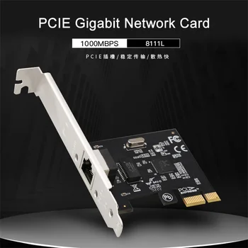 1000M PCI-E Gigabit ethernet Tinklo plokštė Rtl8111E Gigabit ethernet Tinklo plokštė Konverteris Tinklo plokštė