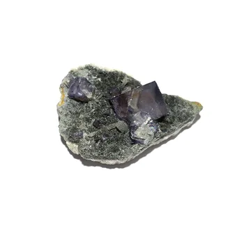 17g C2-2 Gamtos Violetinė Fluorito Mineralinių Kristalų Mėginių Iš Yaogangxian Hunan PROVINCIJOJE, KINIJA