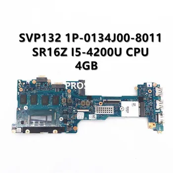 1P-0134J00-8011 Mainboard Sony Pro13 SVP13 SVP132 Nešiojamojo kompiuterio pagrindinę Plokštę Su SR16Z I5-4200U CPU 100% Visą Darbo Išbandyti Geras