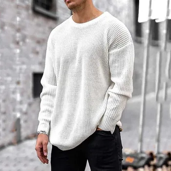 2022 megztinis vyrų rudens ir žiemos naujas mados megztinis viršuje, purus megzti megztinis mens drabužiai