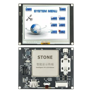 3.5 Colių AKMENS HMI Smart, LCD Ekrano Modulis su Programa + Touch Ekranas Įrangos Valdymo Skydas STWI035WT-01