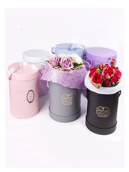 3 gabalus apkabinti kibiras dovanų dėžutėje rose lange gėlių krepšelis gėlių kompozicijų medžiagos vestuvių su ranka saldainių dėžutė