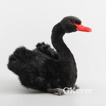 30 x 25 CM Black Swan Pliušiniai Žaislai Lėlės Peluche, Įdaryti Gyvūnų, Žaislų, didelio Dydžio, Pagalvės, Sofos, Pagalvėlės Kūdikio Vaikams Gimtadienio Dovana