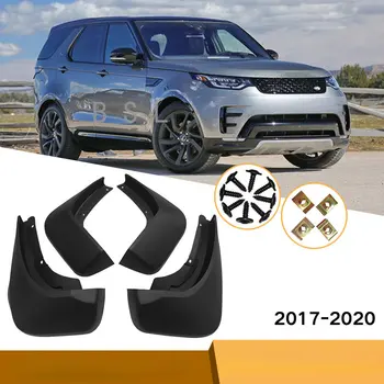 4x Lieti Automobilių Mudflaps Priekiniai Galiniai Purvasargių Už 2017-2020 Land Rover Discovery 5 Splash Apsaugai Automobilio sparnas Raketos