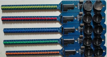 51 Single-chip 32-bitų LED Arkliukas Stick Skaitmeninis Mirksi Žodis Stick LOGOTIPĄ, Liuminescencinės Stick 