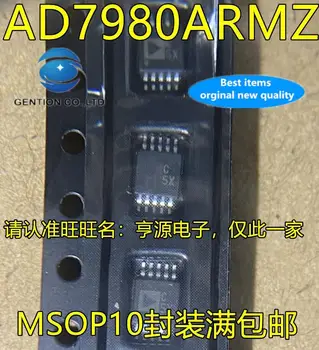 5vnt 100% originalus naujas AD7980 AD7980ARMZ AD7980ARM silkscreen C5X MSOP-10 analoginio-skaitmeninio keitiklio mikroschema