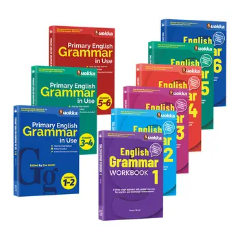 9Volumns/Set Sap Rašyti Knygą 1-6 Klasės Pradinukų anglų kalbos Gramatikos Naudojimo Operacijos Knygos, Užrašų knygelės Excercises Knygą Vaikams