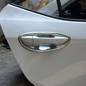 ABS Plastiko Toyota corolla 2014 2015 automobilių reikmenys, Automobilių Priekiniai Akių Grotelės Bamperio automobilio logotipas rėmo dangtis apdaila