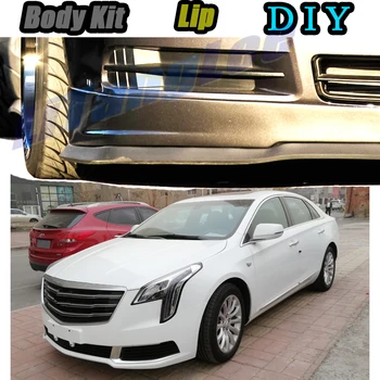Automobilio Buferio Lip Priekinis Spoileris Sijonas Deflektorius, Skirtas Cadillac XTS 2012 m. iki 2019 Melodija Automobilių Modifikuotų Kūno Kit VIP Hella Flush Lūpų