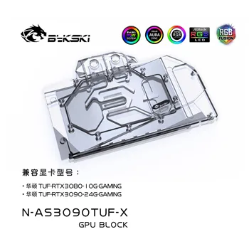 Bykski N-AS3090TUF-X PC vandens aušinimo GPU aušintuvo vaizdo plokštė vaizdo plokštės Radiatorių už ASUS TUF RTX 3090 /3080 5v RGB 12V