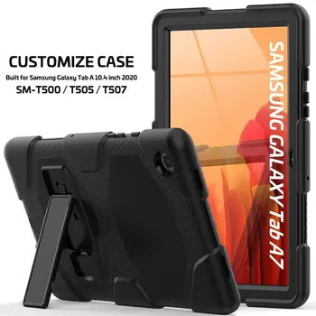 Case For Samsung Galaxy Tab A7 10.4 2020 m. SM-T500 T500 T505 T507 Aukštos Kokybės Silikonas, atsparus smūgiams Apsauginis gaubtas Rubisafe Funda