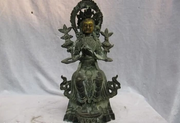 daina voge perlas S0949 Tibeto surinkimo Senojo Bronzos padma Maitrėjos Bodhisatva Avalokitešvara Buda