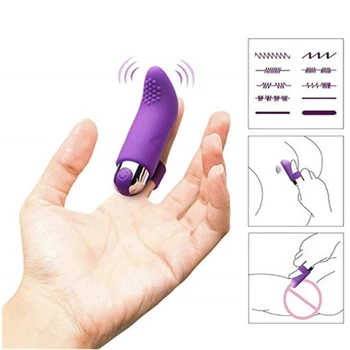 Didmeninė 10 Greičio USB Įkrovimo Pirštų Vibratoriai Klitorio Stimuliacija Silikono Sekso Žaislai Moterims, Masažo Vibracija Suaugusiųjų Sekso P
