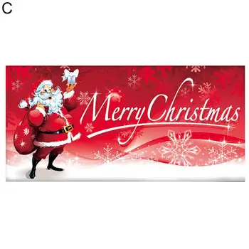 Dėvėjimuisi atsparios Kalėdų Gobelenas Garažo Durų Kabo Reklama Kalėdų Sienos Gobelenas Daugkartinio naudojimo Didinti Festivalio Atmosfera