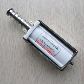 Elektromagnetas push-pull ilgio insulto 60mm poveikį tipo Per DC DC12V24V220V automatinis atstatymas