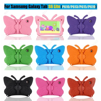 EVA Vaikai Case for Samsung Galaxy Tab S6 lite 10.4 colių P610/P615/P613/P619 Pilna Apsauga Apima Lengvas Tablet Stand Dangtis