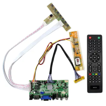 HD MI+VGA+2AV+USB+Audio LCD Valdiklis Valdybos 15.4 colių 17inch 1 440 x 900 LP154WP1 B170PW03 LCD Ekranas