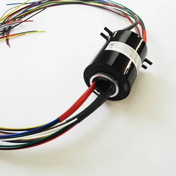 Individualų 25/78mm Skersmens 18 laidai 2A signalas skamba per pagimdė slydimo žiedas sukasi elektros jungtis