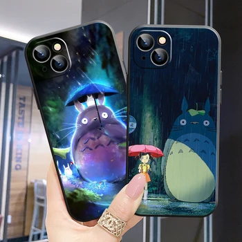Japonijos Anime Totoro Miyazaki Telefono dėklas Skirtas Apple iPhone 