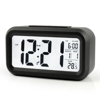 LED Skaitmeninis Laikrodis-Žadintuvas apšvietimas Atidėti Išjungti Kalendoriaus Darbalaukio Elektronika Darbalaukio Studentų Home Office Laikrodis Stalinis Laikrodis