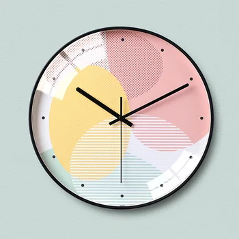 Madingi nauji 12 colių laikrodis laikrodis sieninis laikrodis kvarcinis laikrodis šiuolaikinės paprastas geležies kambarį skaitmeninis laikrodis