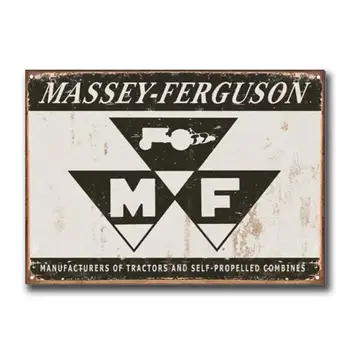 Massey Ferguson Traktorių Vintage Retro Alavo Pasirašyti Metalo Pasirašyti ALAVO Pasirašyti 7.8X11.8 COLIŲ