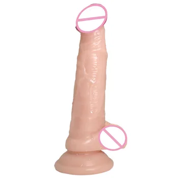 Minkštas Mažas Dildo Realistiškas Penis Sekso Žaislai Moterims, Siurbtukas Analinis Dildo Erotiniai Netikras Penis Masturbator Suaugusiems