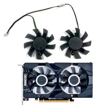 Naujas GeForce GTX 1660Ti GTX 1650 RTX2060 GPU VENTILIATORIUS Inno3D RTX2060 GTX1660TI GTX1650 Grafika Aušinimo Ventiliatorius