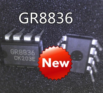 Naujas originalus AC-DC vairuotojas chip GR8836 12W-40W labai integruota, impulso pločio moduliacijos reguliatorius [DIP8]