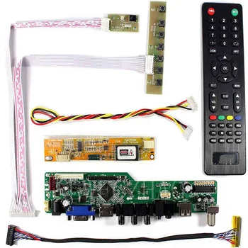Naujas TV56 Rinkinys LP156WH1-TLA1 LP156WH1-TLA2 LP156WH1-TLA3 TV+HDMI+VGA+AV+USB LCD LED ekrano Valdiklio plokštės Tvarkyklės