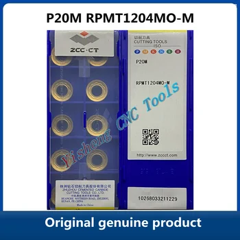 Nemokamas Pristatymas Originalus ZCC CT CNC pjovimo įrankiai P20M RPMT1204MO-M karbido įdėklai pjaustyklės ašmenys