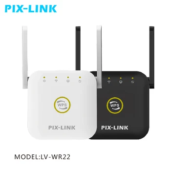 PIXLINK WiFi Kartotuvas Pro 300M Stiprintuvo Tinklo Expander Galia Extender Roteador 2 Antena Maršrutizatorius Wi-Fi zonoje Eikvoti