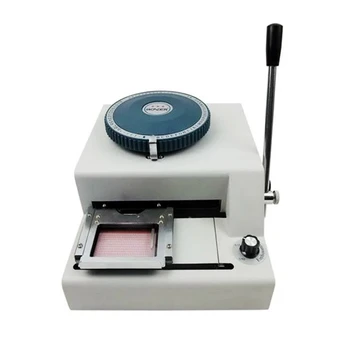 Rankinis PVC vardas, pavardė, asmens tapatybės kortelės presavimo mašina spausdintuvo JX-.70C