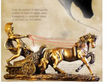 Romos šarvai kariai kūrybos juostos funkcijas klaidingojo riterio žirgas vyrų aukštos kokybės apdailos produktai, paveikslas, Skulptūra, statula