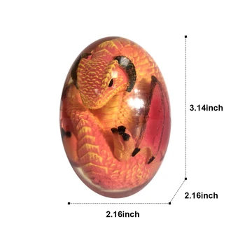 Skaidrus Gyvūnų Kiaušinių Lentynoje Dervos Kiaušiniai Gyvenimo Kambario, Miegamasis Skulptūra Nešiojamų Statula Žaislų Kolekcija Apdaila