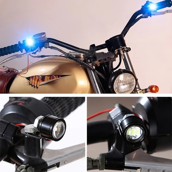 Super Šviesus Vairavimo Šviesos Eagle Eye LED Atvirkštinio Atsarginės Vairavimo Šviesos Motociklas