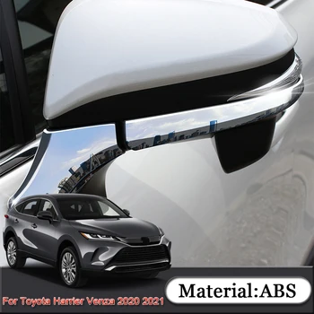 Tinka Toyota Highlander Kluger 2021 2022 ABS Automobilių Išorinio galinio vaizdo Veidrodžio Dangtelis Blizgančiais Auto Lipdukai Automobiliams, Priedai