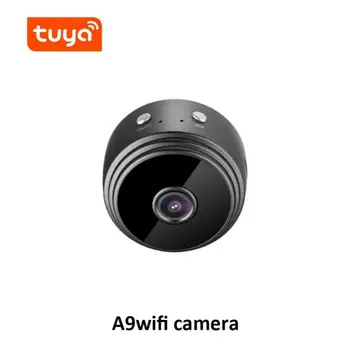 Tuya A9 1080P Mini IP vaizdo Kamera Smart Gyvenimo APP WIFI Saugumo namų Namų Auklė Vaizdo Stebėjimo VAIZDO Patalpų Belaidė Naktinio Matymo
