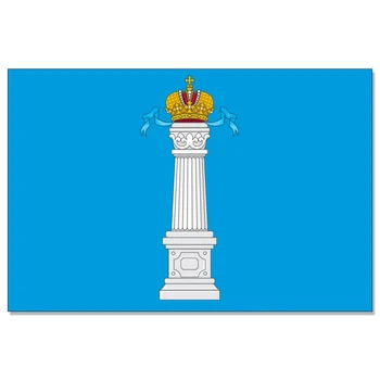 Uljanovsko Sritis vėliavos Rusijos Valstybės Vėliavos 150X90CM 100D Poliesteris 3x5FT žalvario grommets užsakymą vėliava