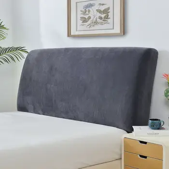 Vientisos spalvos elastinga lova dangtis, apsaugos nuo dulkių ant nugaros, lova padengti