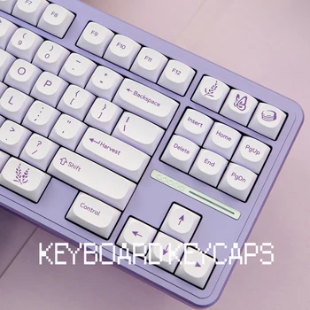 GMK Levandų Violetinė PBT Keycaps 148Keys Užsakymą XDA Profilis Keycaps Vyšnių Mx Mechaninė Klaviatūra Minimalistinio Klavišą caps